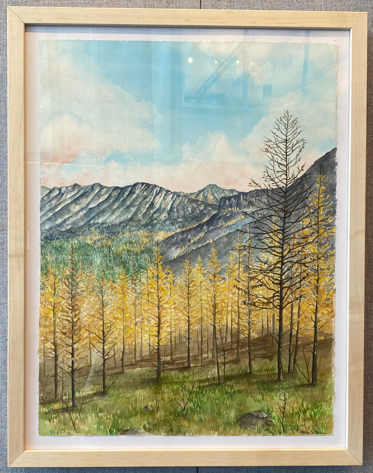 Larch Grove | Original Watercolor Painting