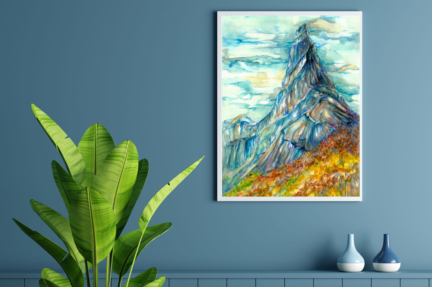 Stetind, Norway | Watercolor Art Print