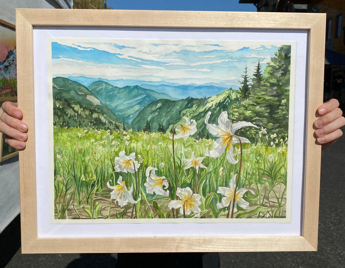 Tatoosh Wilderness | Original Watercolor Painting - Emma H. Baldwin