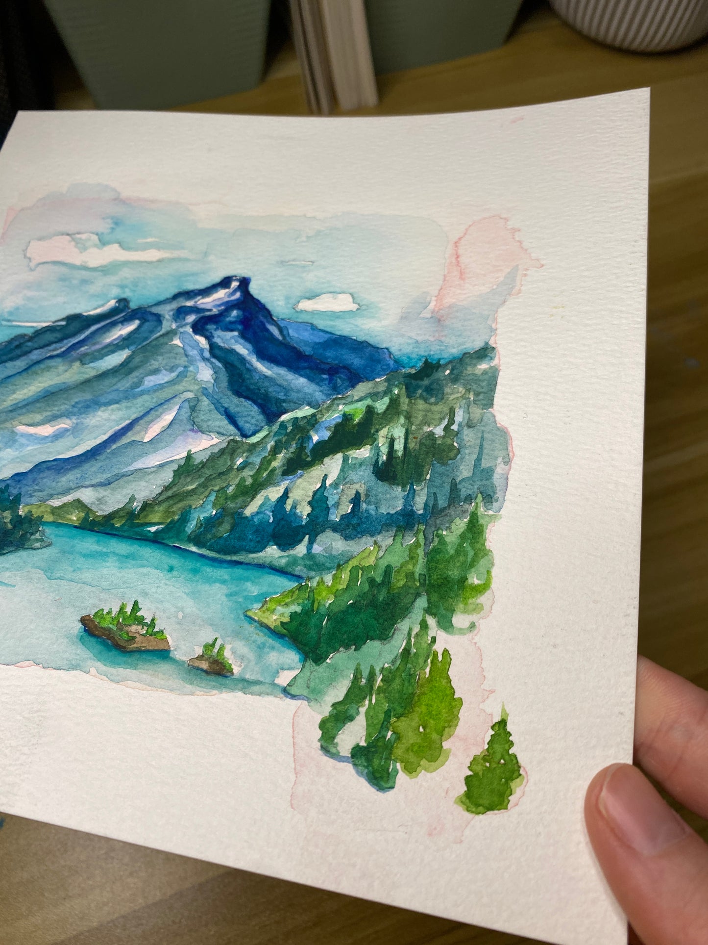 Diablo Lake, Washington North Cascades | Original Painting