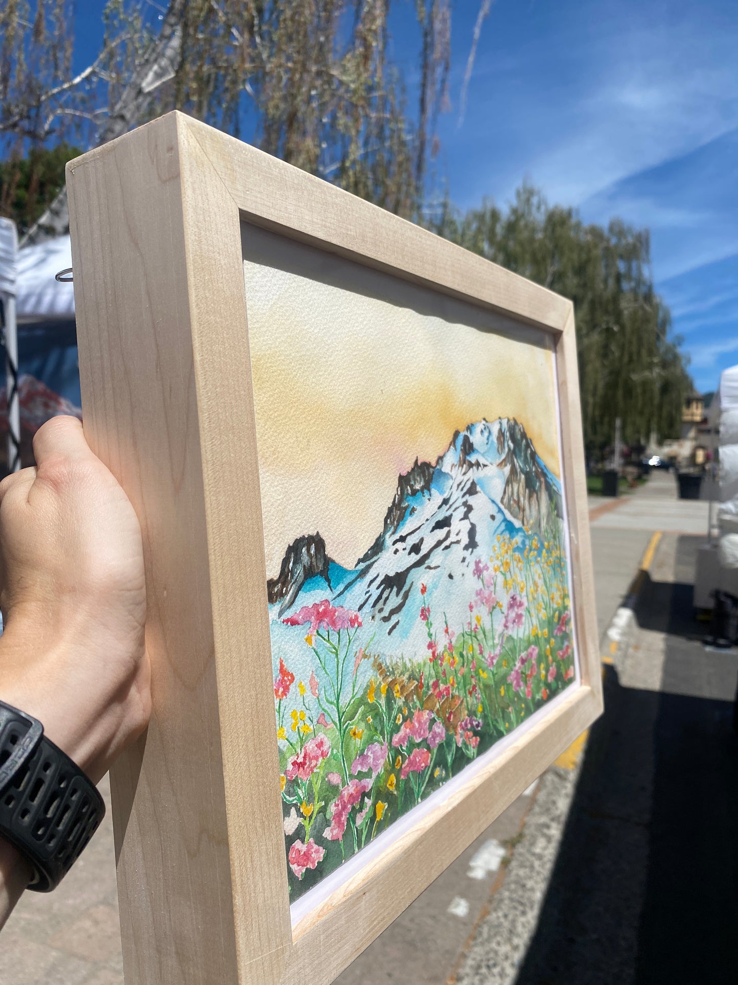 Mt. Hood Wildflowers | Original Watercolor Painting