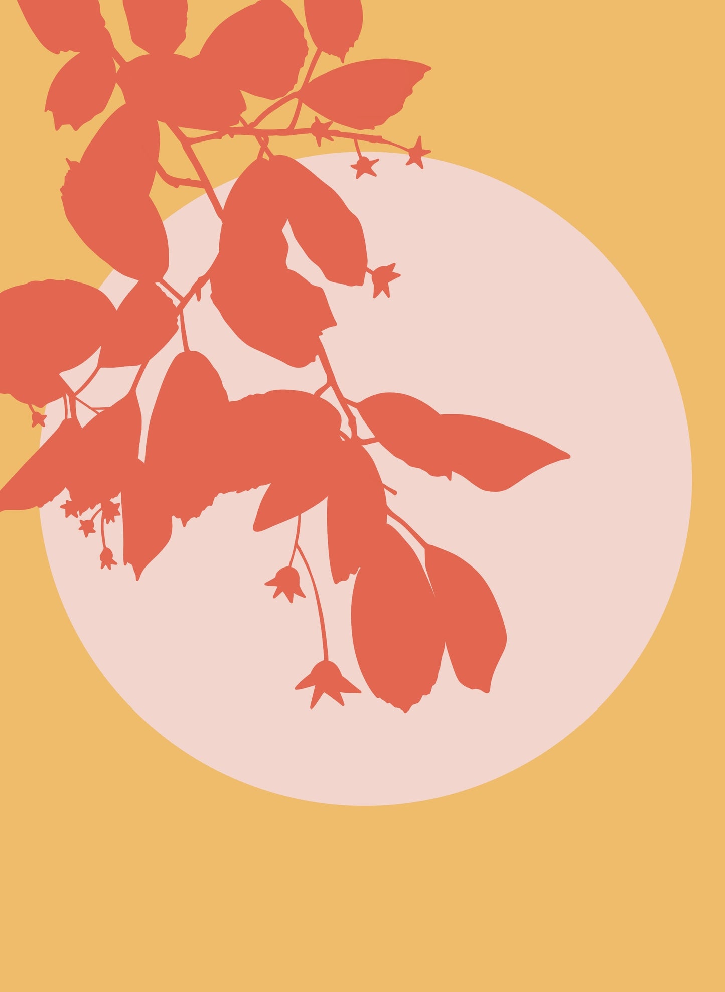 Floral Graphic Print | Minimalist Floral Print