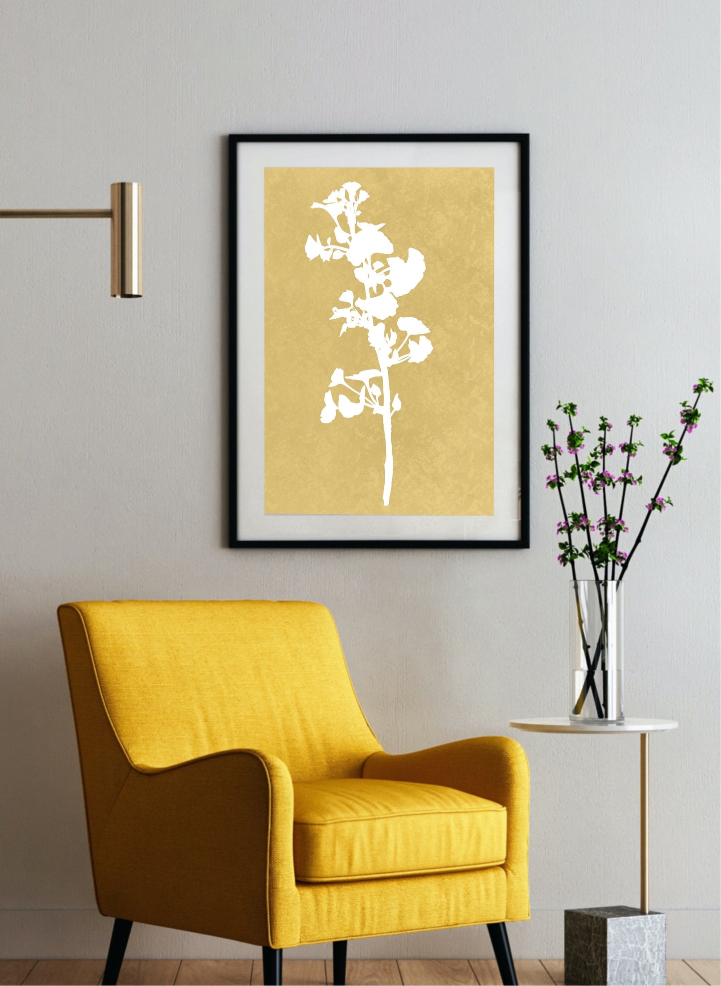 Leaves Graphic Print | SET OF 3 | Minimalist Style Wall Art