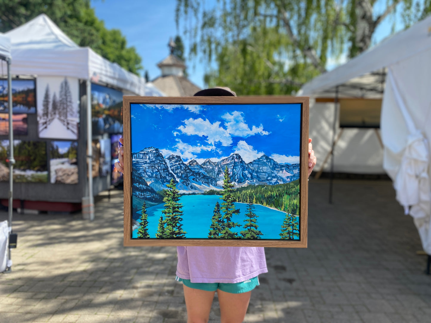 Moraine Lake | Original Acrylic Painting - Emma H. Baldwin