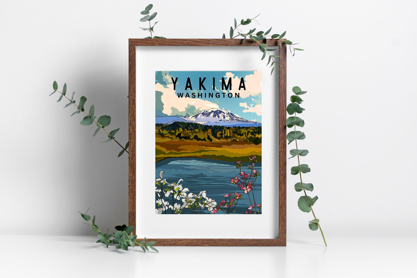 Yakima, Washington Poster Art | Washington