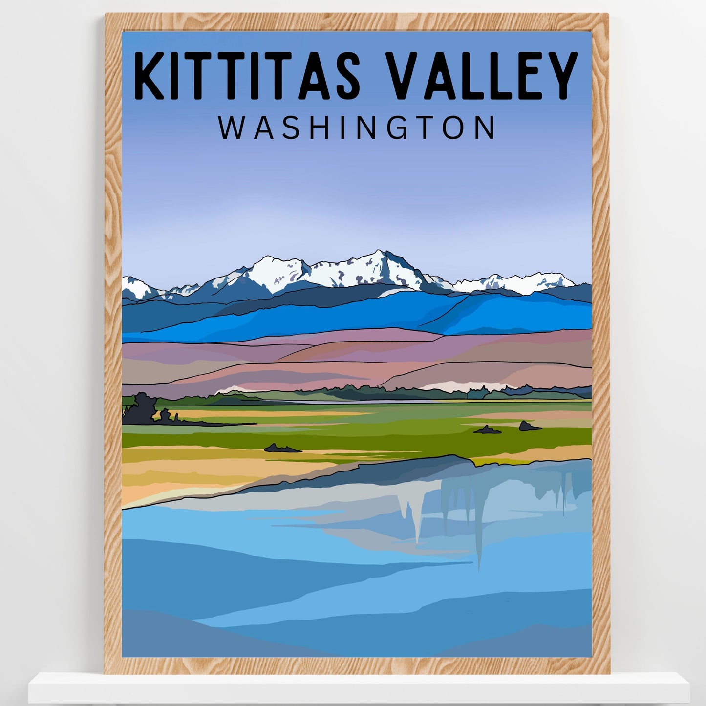 Kittitas Valley Poster Art | Washington