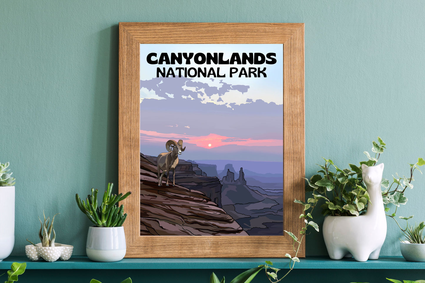 Canyonlands National Park | Travel Poster Art Print - Wild Life Design Co.