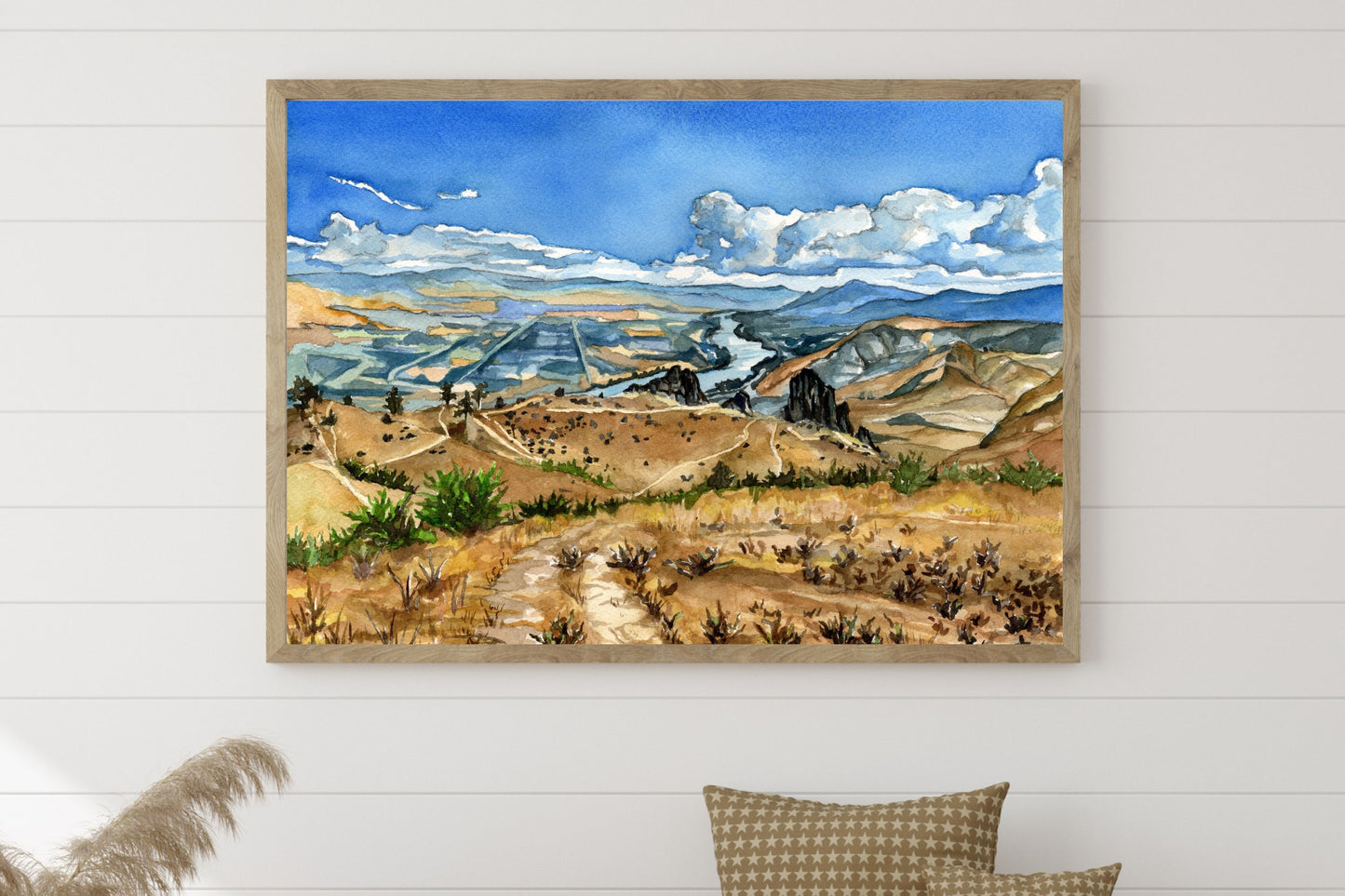 Wenatchee, Washington | Archival Watercolor Art Print - Emma H. Baldwin