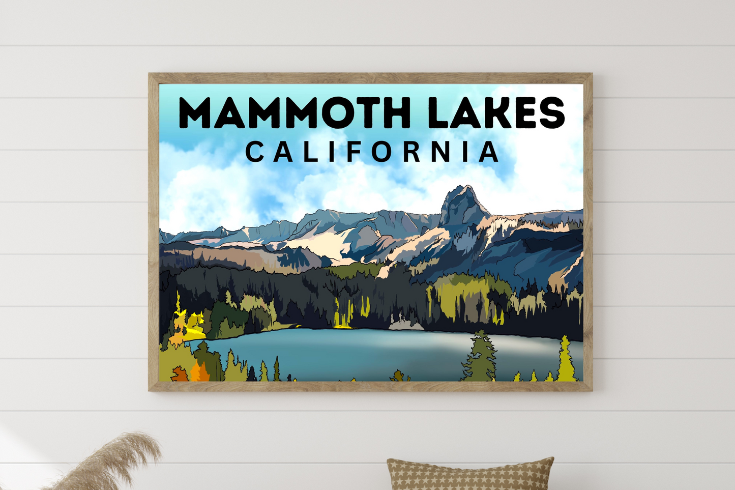 Mammoth Lakes, California | Travel Poster Art Print - Wild Life Design Co.