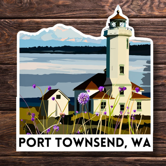 Port Townsend, Washington Sticker | Vinyl Waterproof