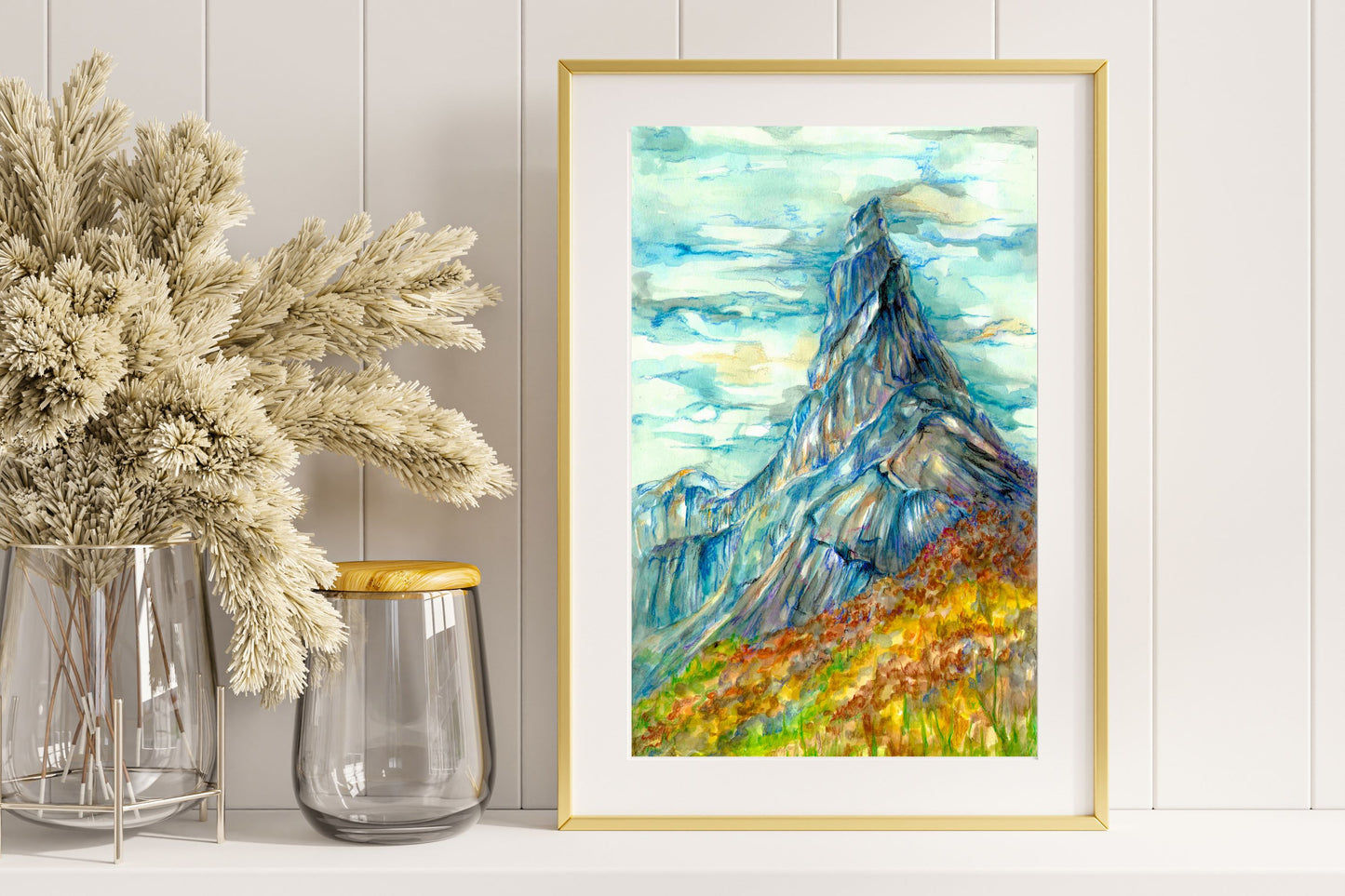 Stetind, Norway | Watercolor Art Print