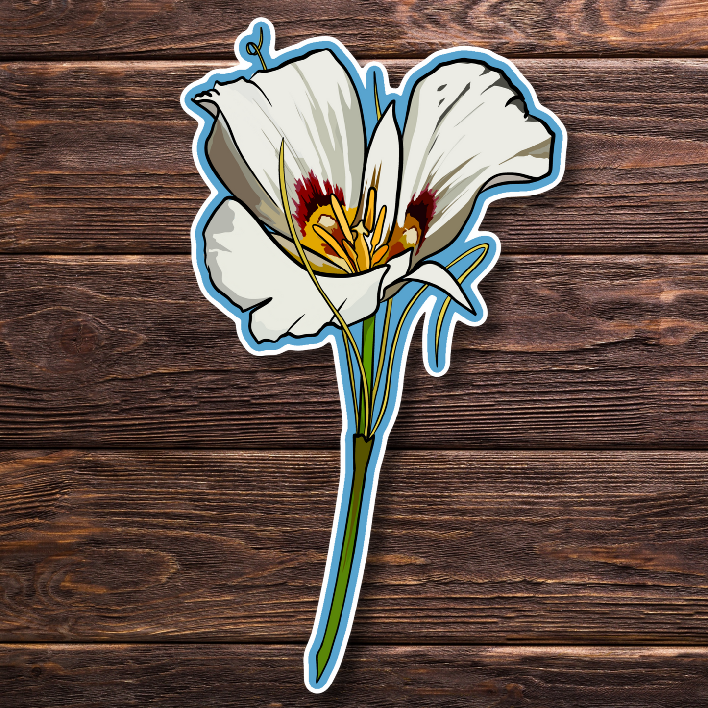 Sego Lily Sticker - Utah State Flower