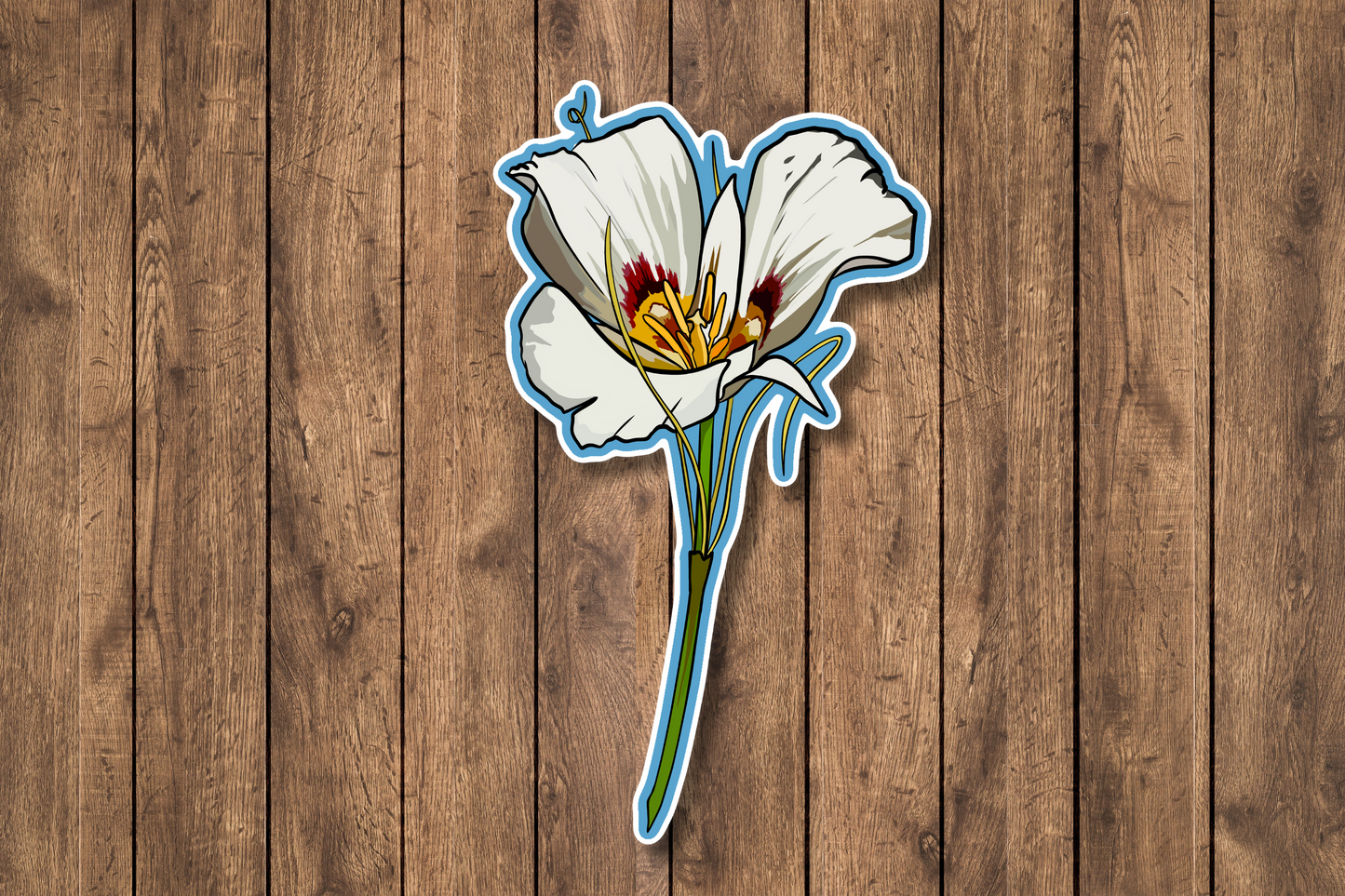 Sego Lily Sticker - Utah State Flower