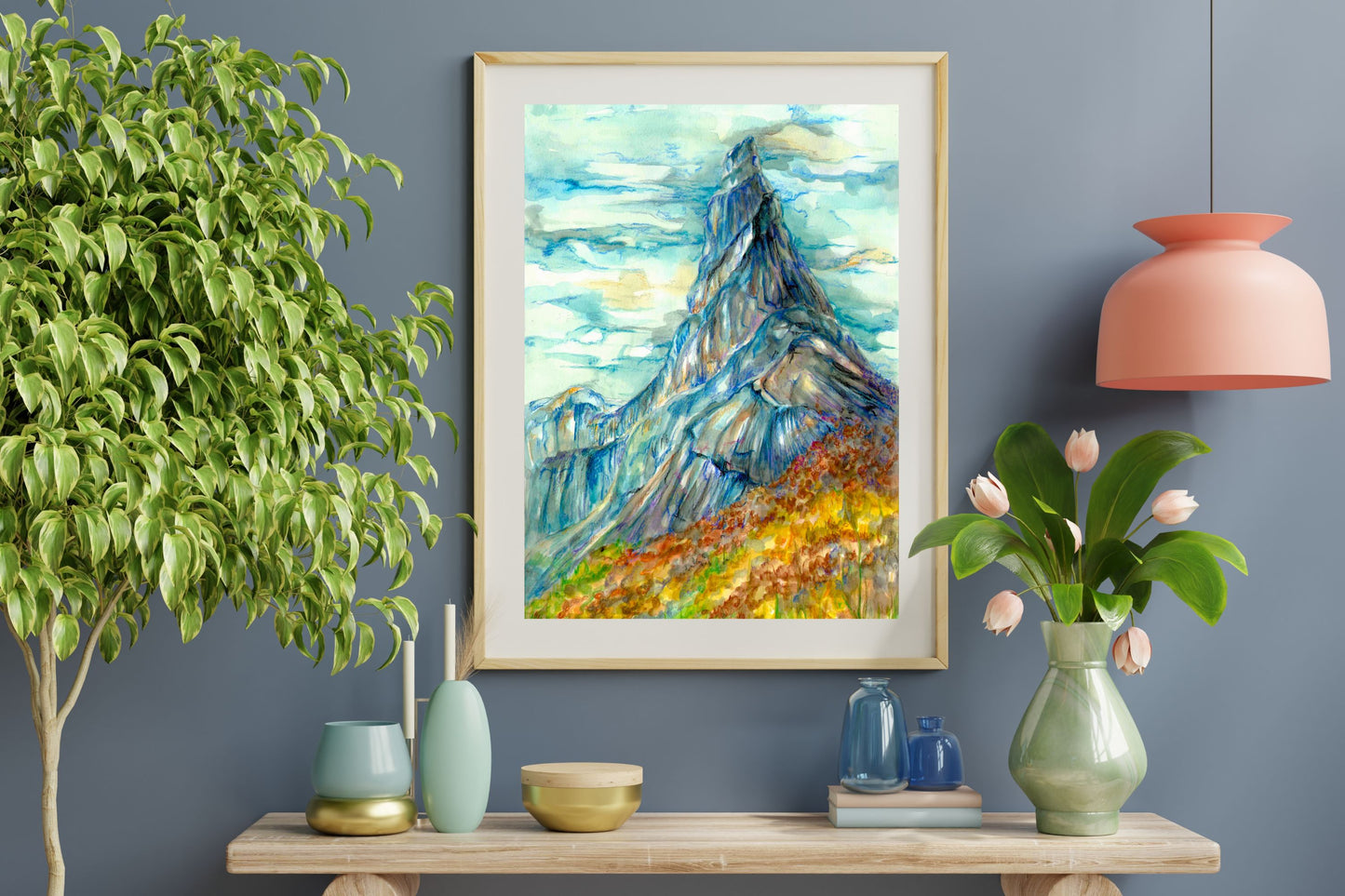 Stetind, Norway | Watercolor Art Print