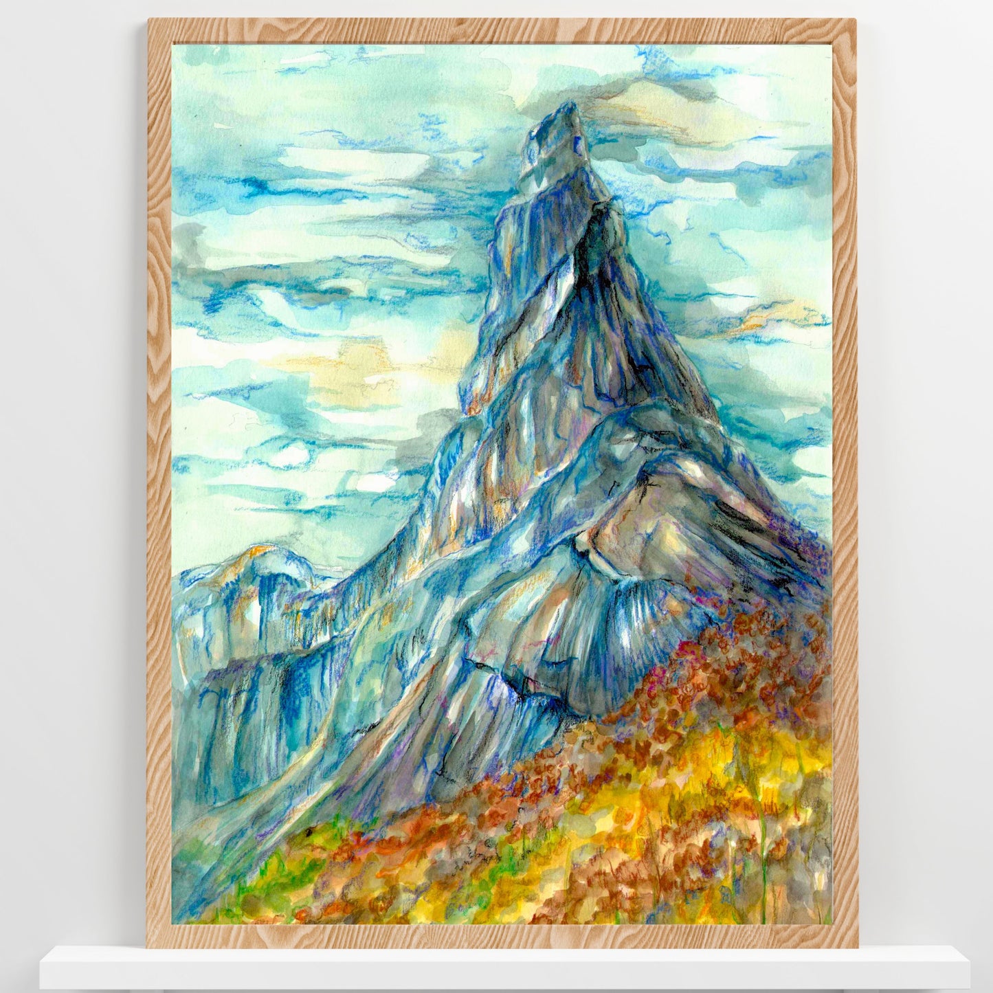 Stetind, Norway | Watercolor Art Print
