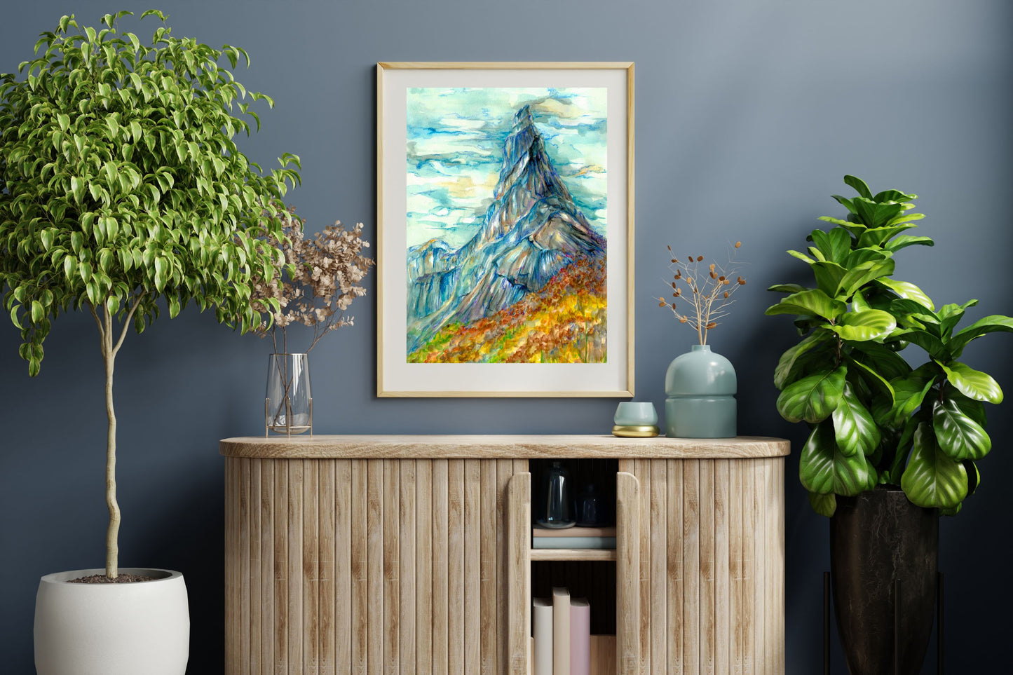 Stetind, Norway | Watercolor Art Print