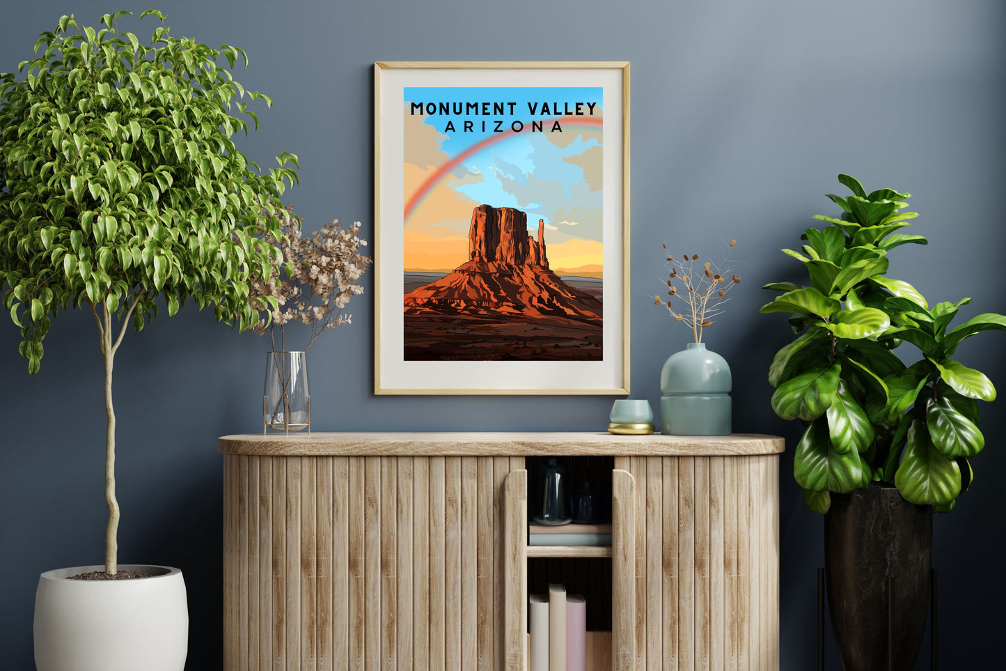 Monument Valley, Arizona | Travel Poster Art Print - Wild Life Design Co.
