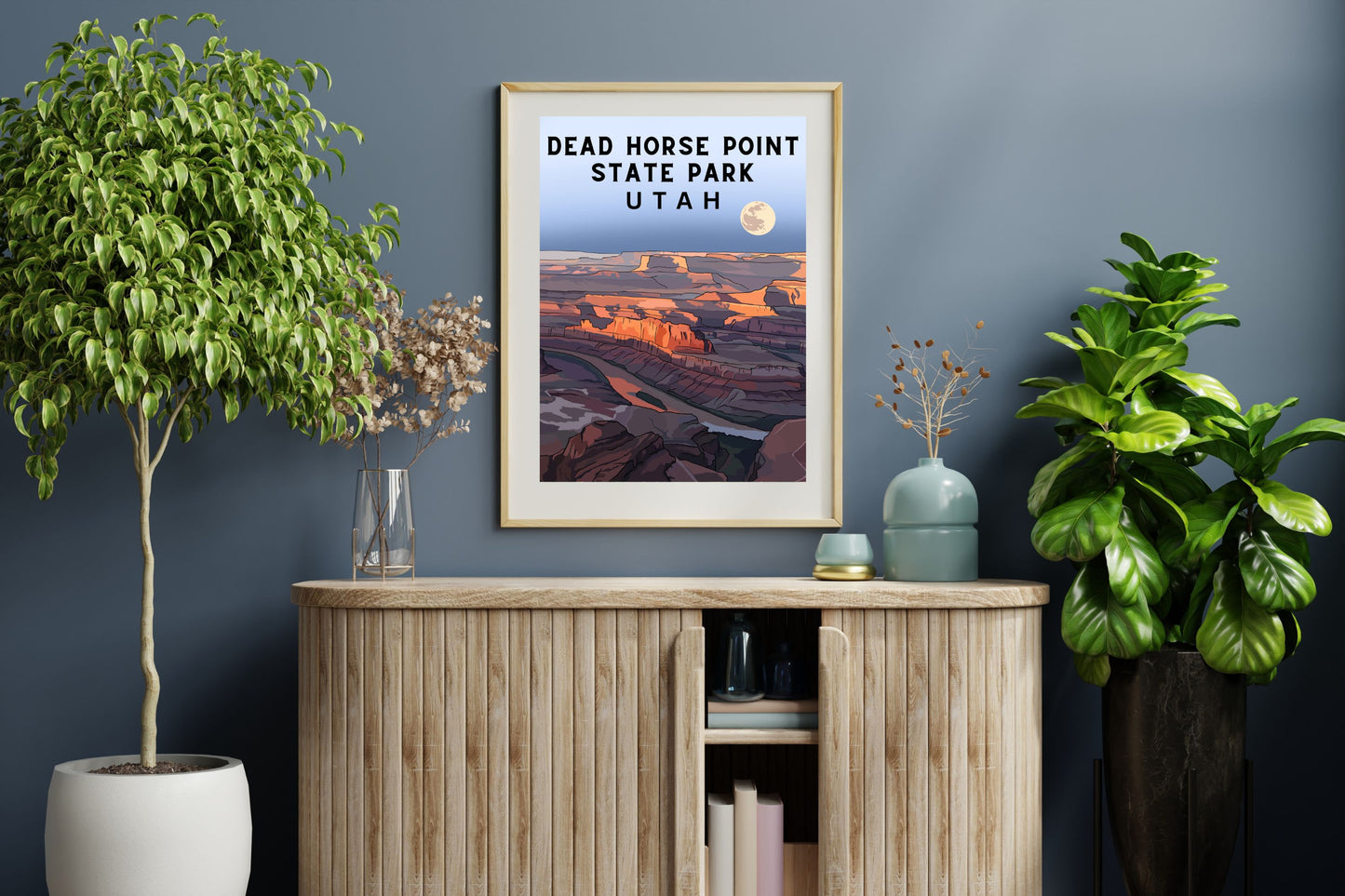 Dead Horse Point State Park, Utah | Travel Poster Art Print - Wild Life Design Co.