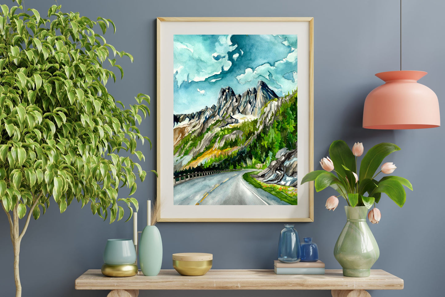 North Cascades National Park | Archival Watercolor Art Print - Emma H. Baldwin