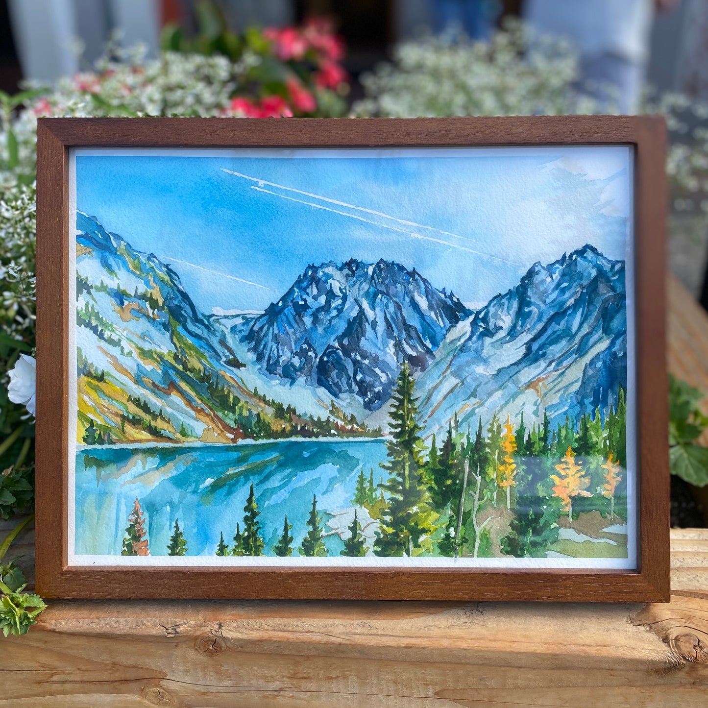 Colchuck Lake, The Enchantments| Original Watercolor Painting - Emma H. Baldwin