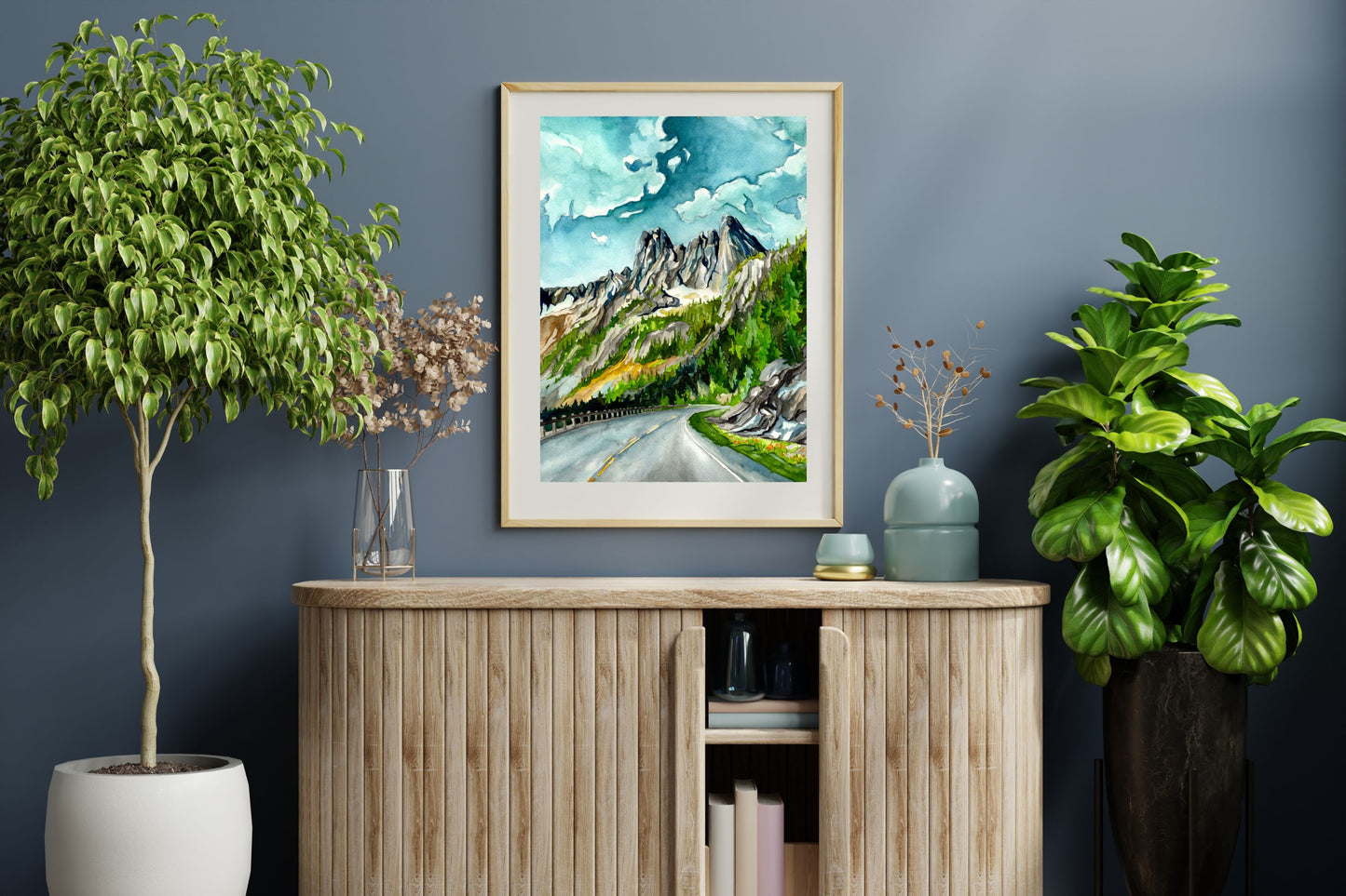 North Cascades National Park | Archival Watercolor Art Print - Emma H. Baldwin