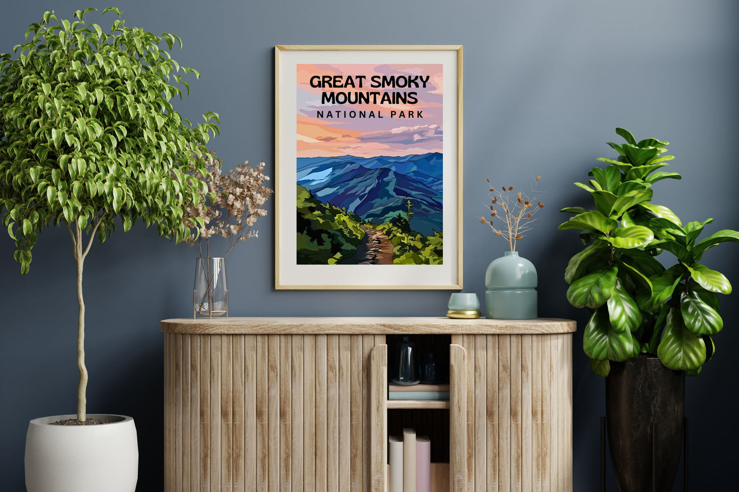 Great Smoky Mountains National Park | Travel Poster Art Print - Wild Life Design Co.