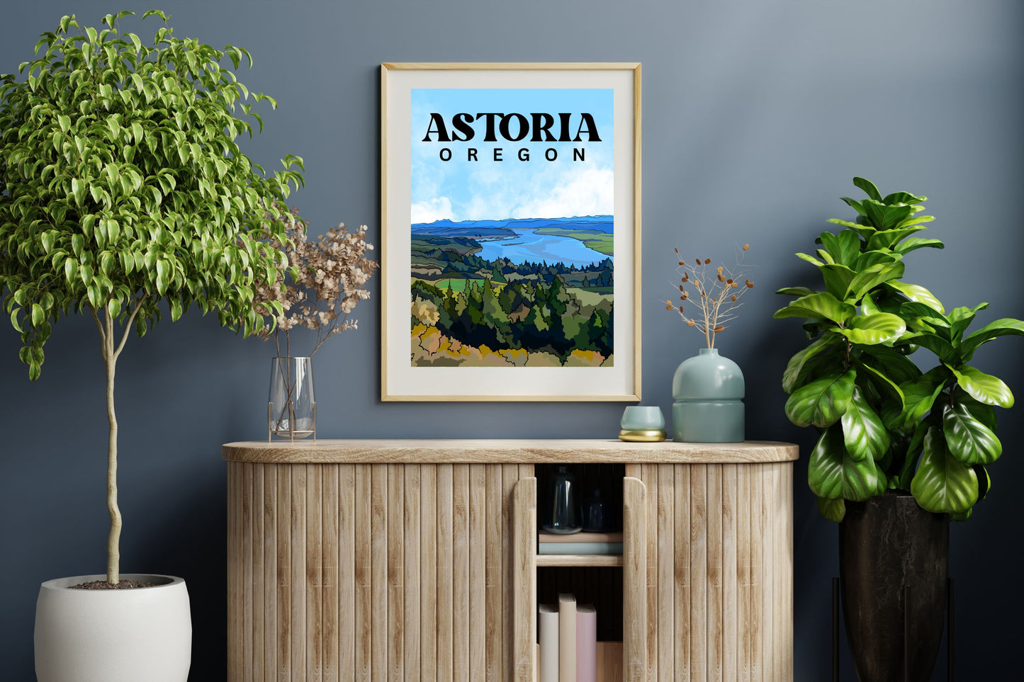 Astoria, Oregon | Travel Poster Art Print - Wild Life Design Co.