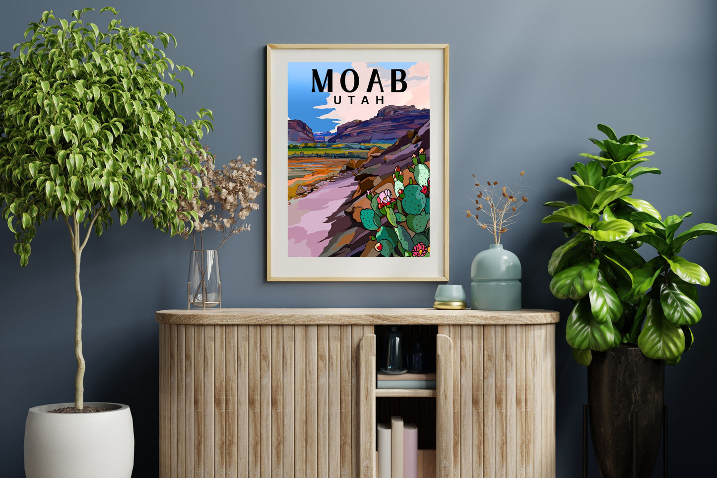 Moab, Utah | Travel Poster Art Print - Wild Life Design Co.