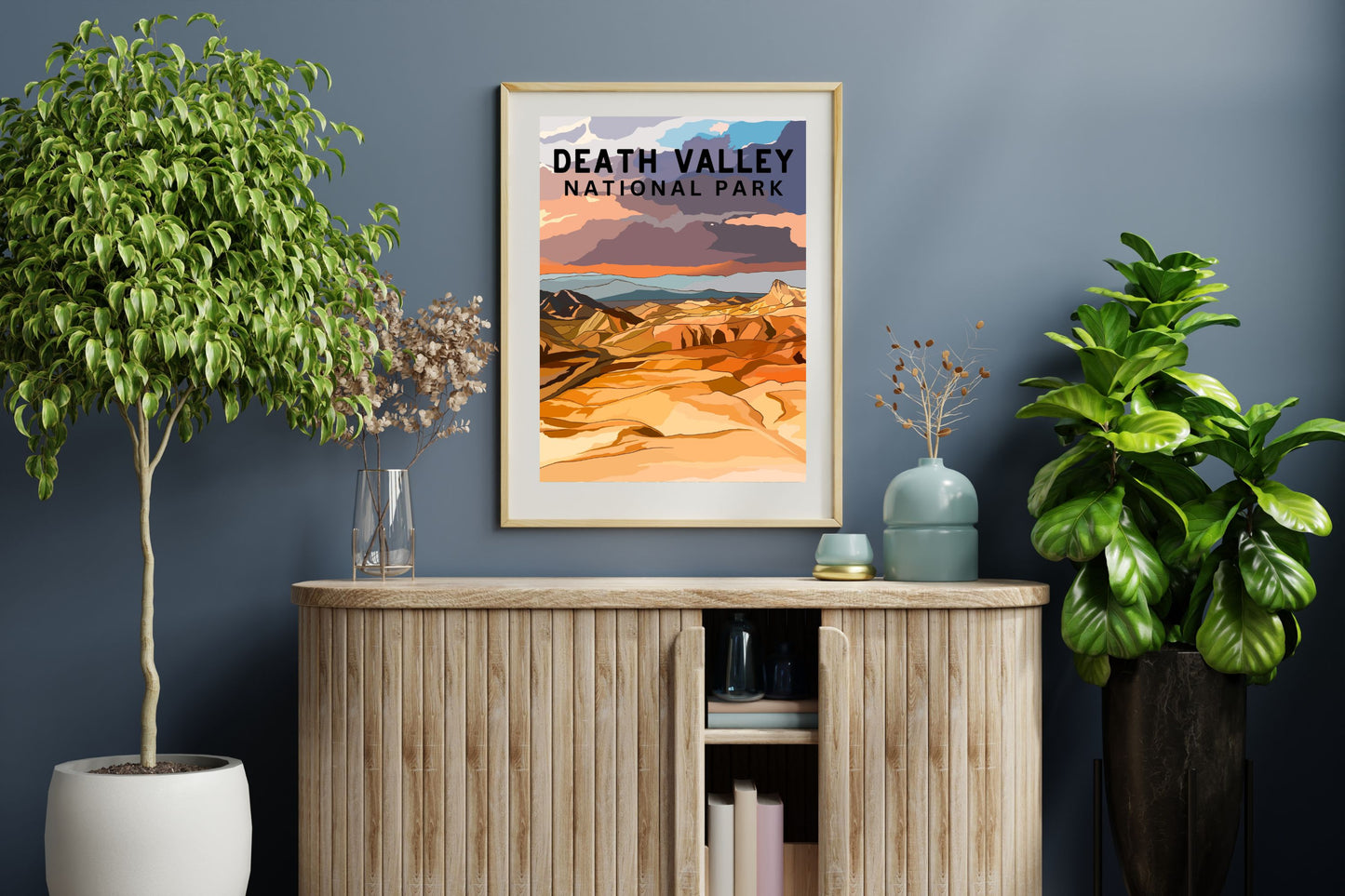 Death Valley National Park | Travel Poster Art Print - Wild Life Design Co.