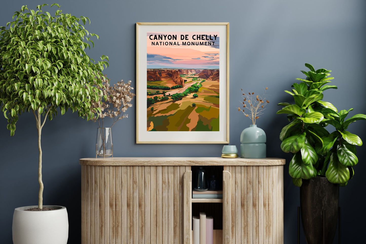 Canyon de Chelly National Monument | Travel Poster Art Print - Wild Life Design Co.