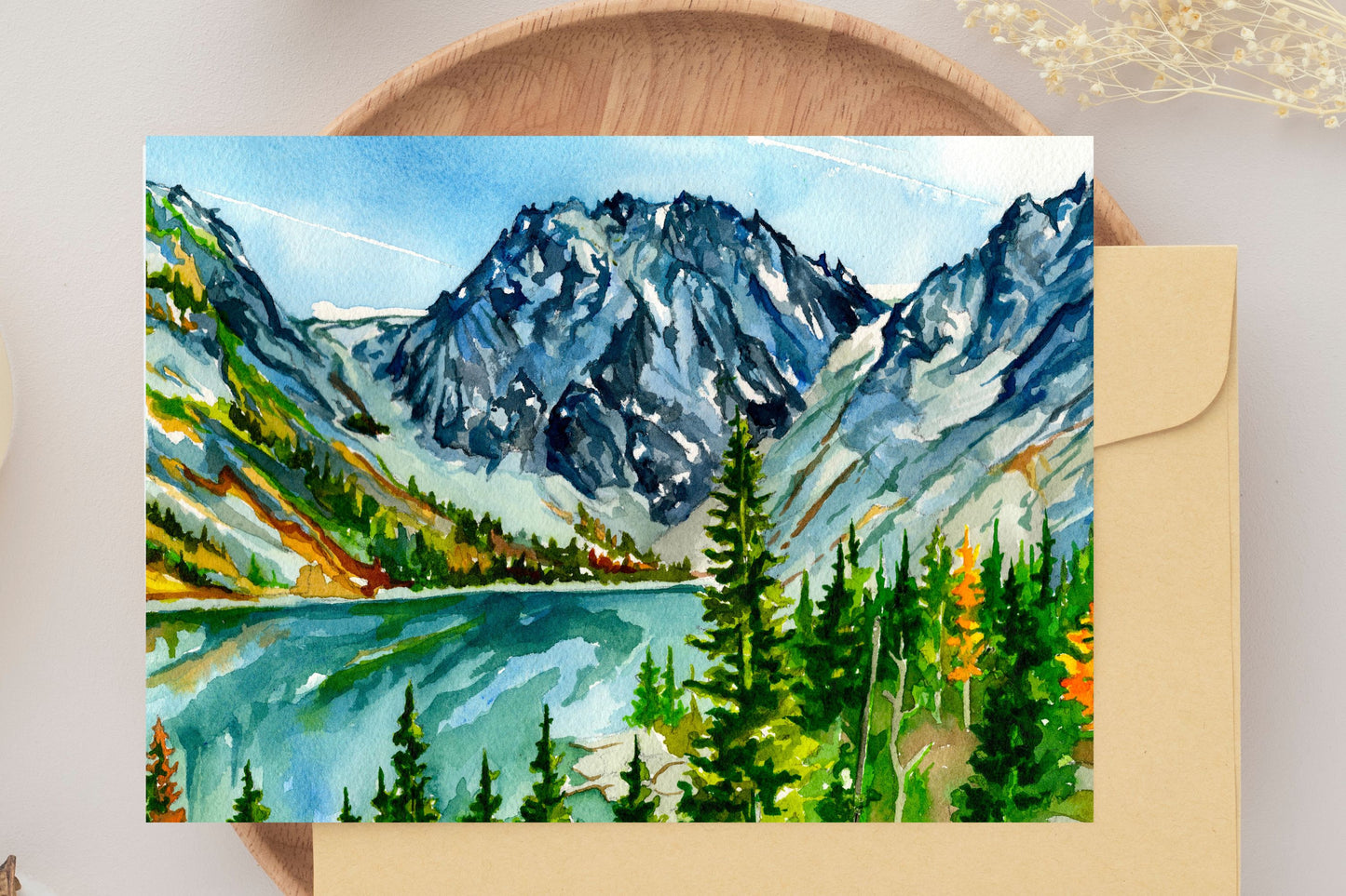 Colchuck Lake Greeting Card | 4x5.5"