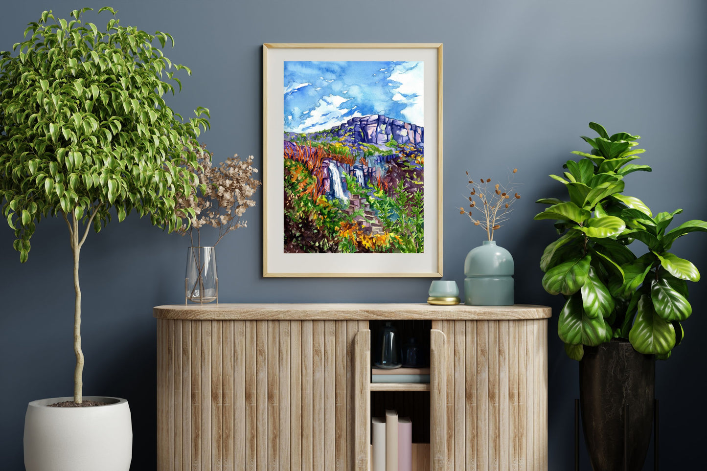 Ancient Lakes, Washington | Archival Watercolor Art Print - Emma H. Baldwin