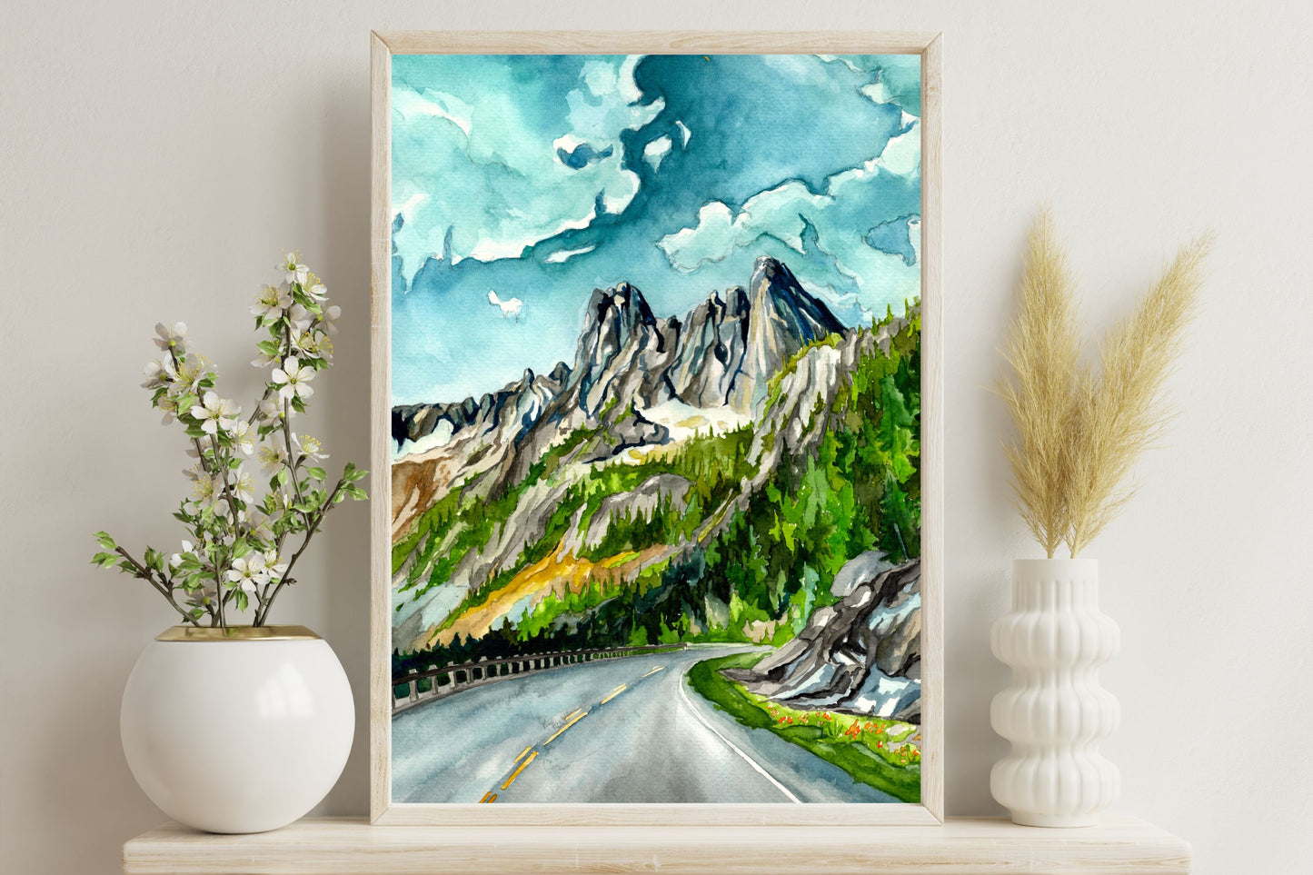 North Cascades National Park | Archival Watercolor Art Print - Emma H. Baldwin