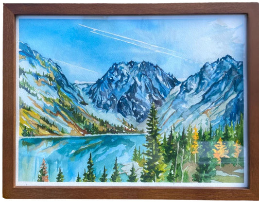 Colchuck Lake, The Enchantments| Original Watercolor Painting - Emma H. Baldwin