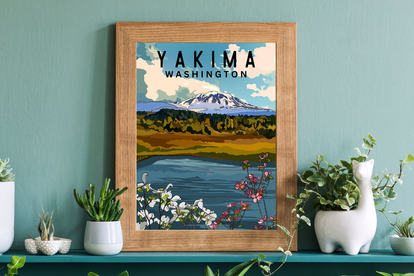 Yakima, Washington Poster Art | Washington