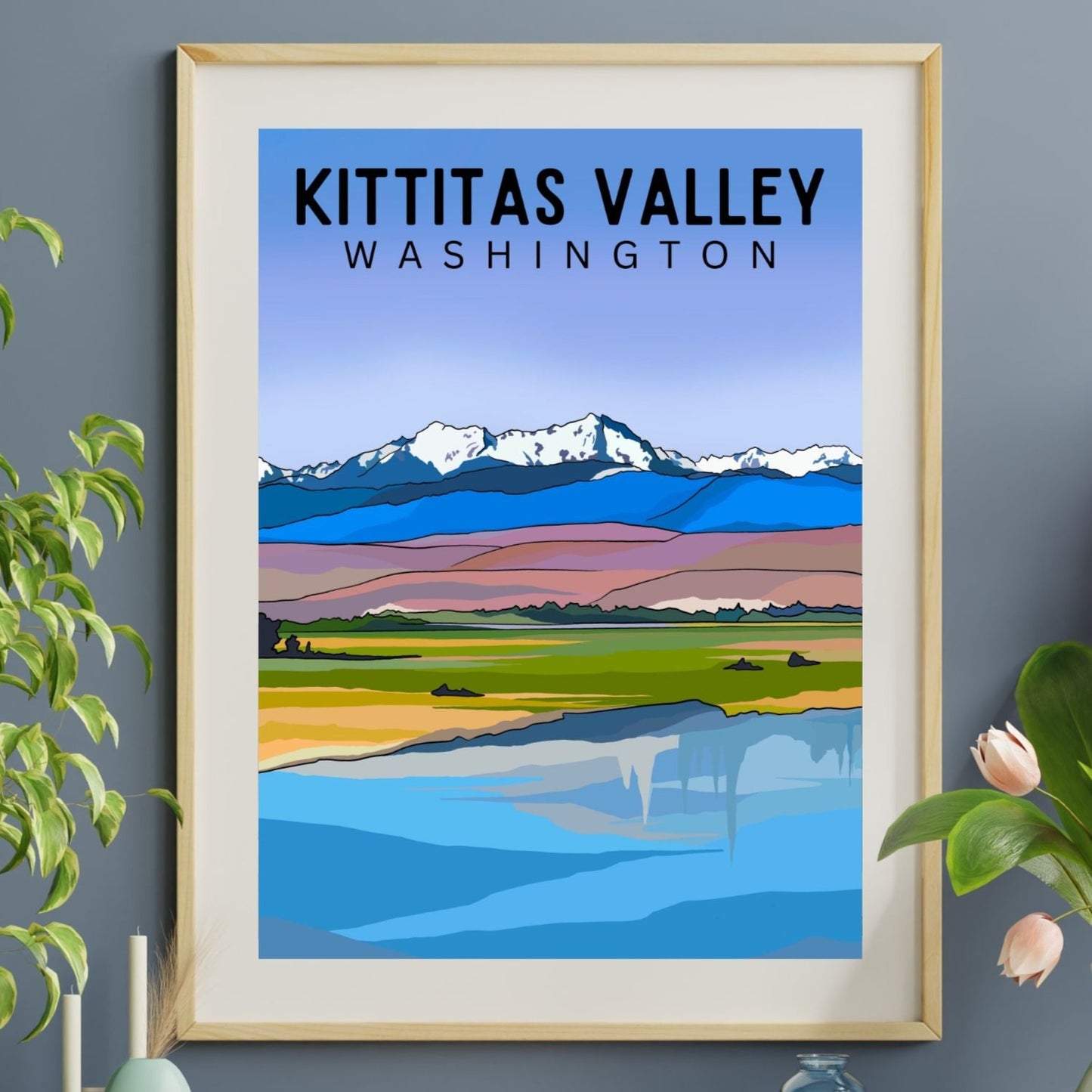 Kittitas Valley Poster Art | Washington