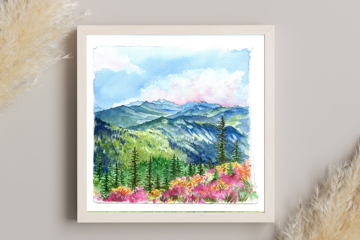 Alpine Lakes Wilderness | Archival Watercolor Art Print - Emma H. Baldwin