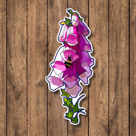 Foxglove Wildflower Sticker
