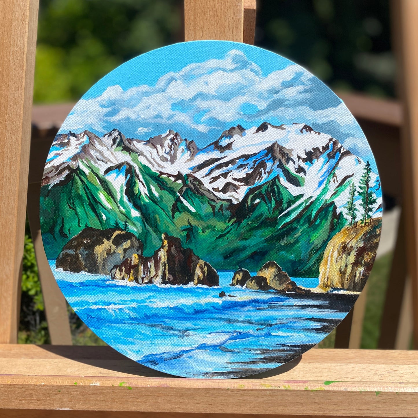 Olympic National Park 'Salt and Sea' | Original Acrylic Painting - Emma H. Baldwin