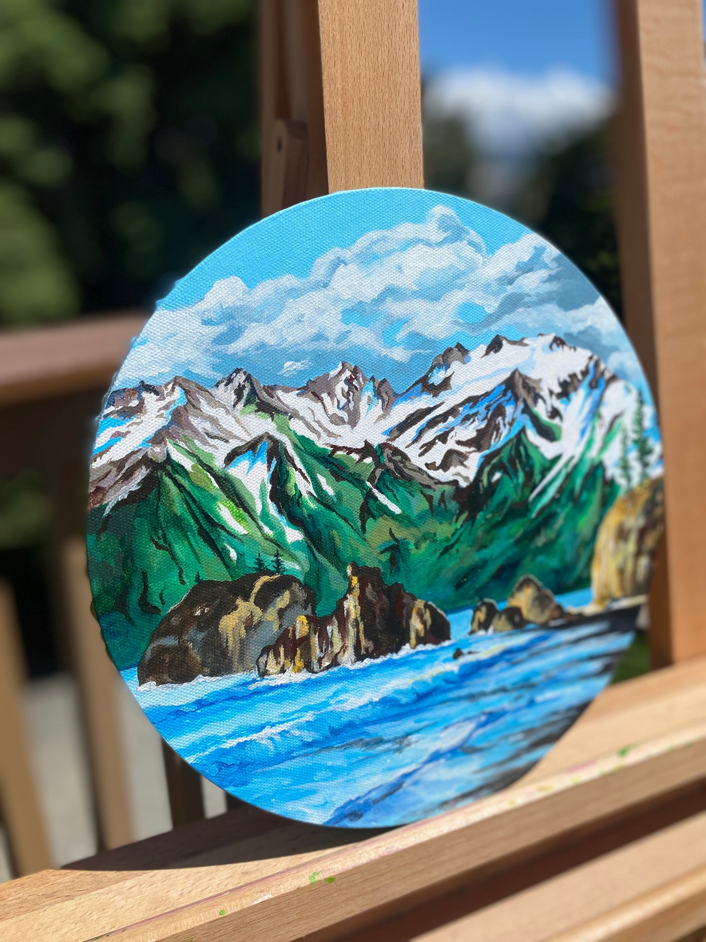Olympic National Park 'Salt and Sea' | Original Acrylic Painting - Emma H. Baldwin