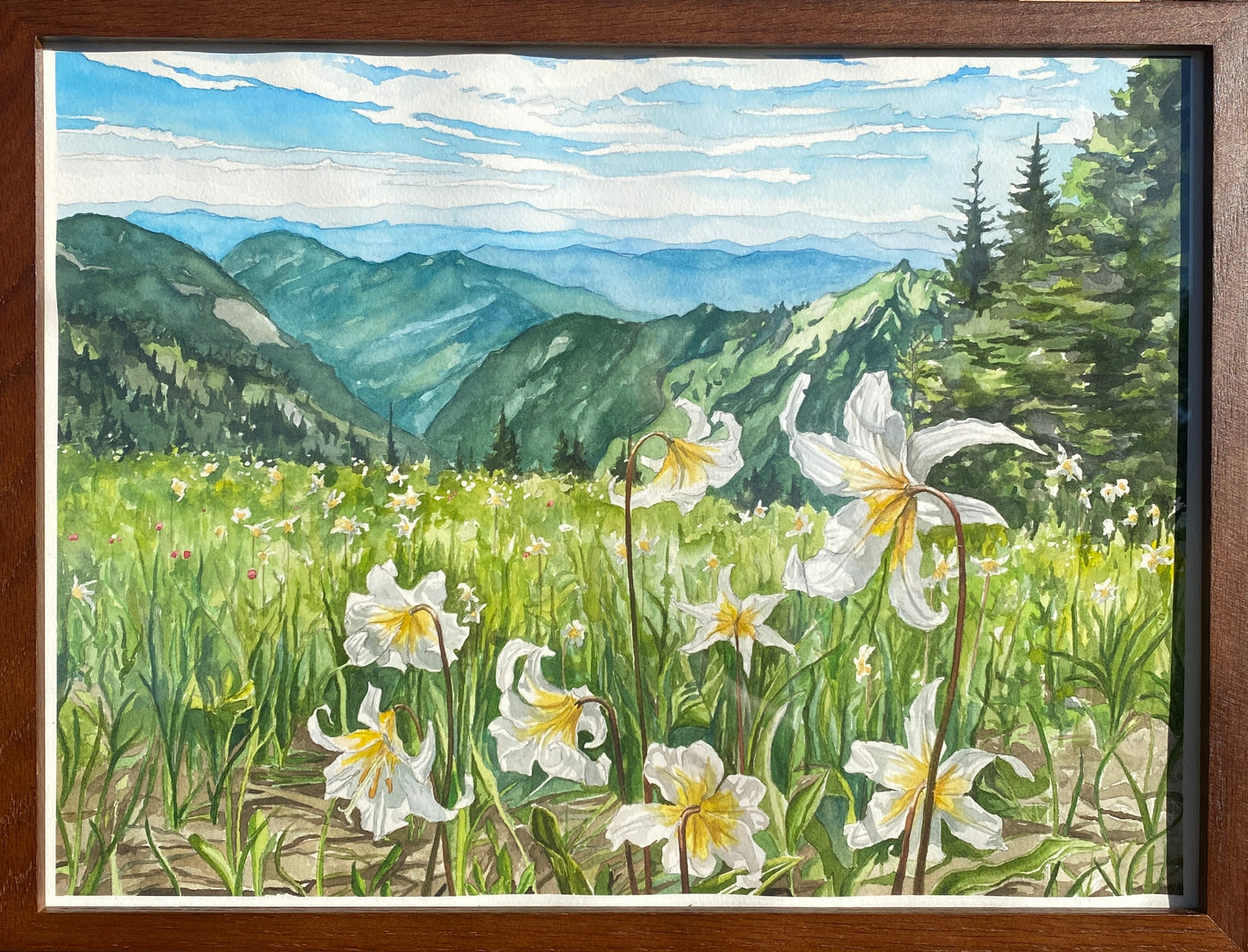 Tatoosh Wilderness | Original Watercolor Painting - Emma H. Baldwin