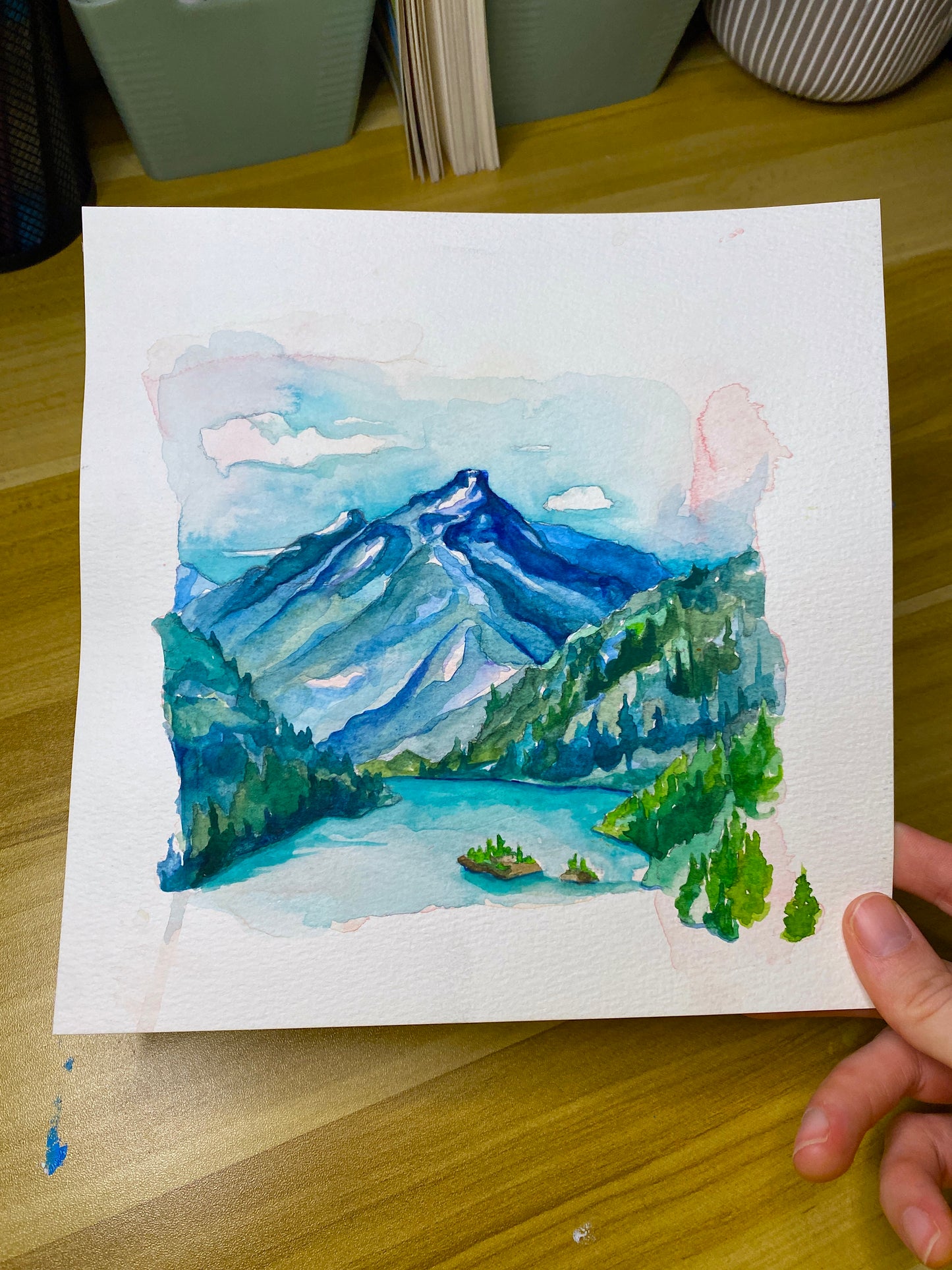 Diablo Lake, Washington North Cascades | Original Painting