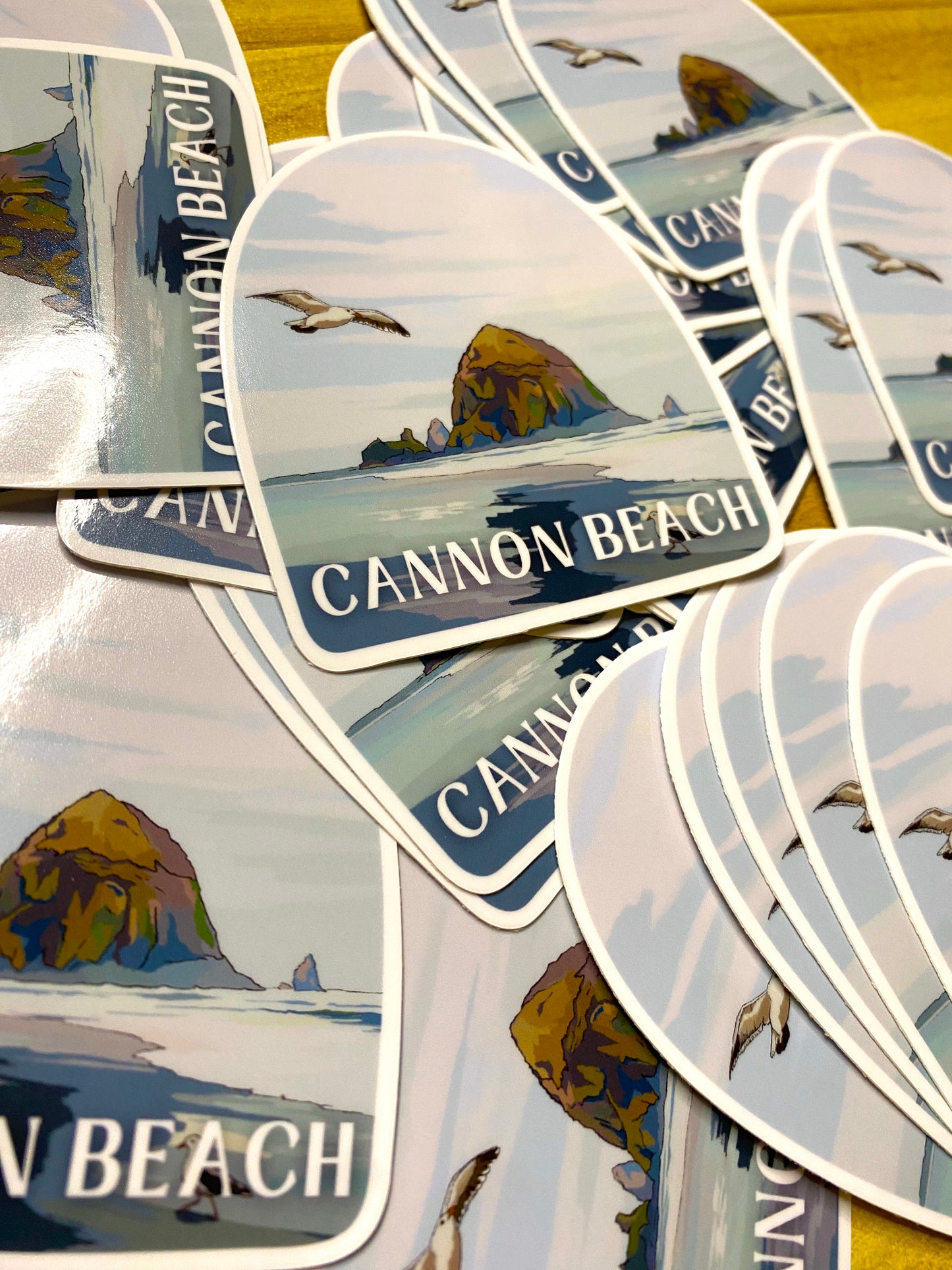 Cannon Beach, Oregon Sticker - Waterproof Outdoor Use, UV resistant Decal