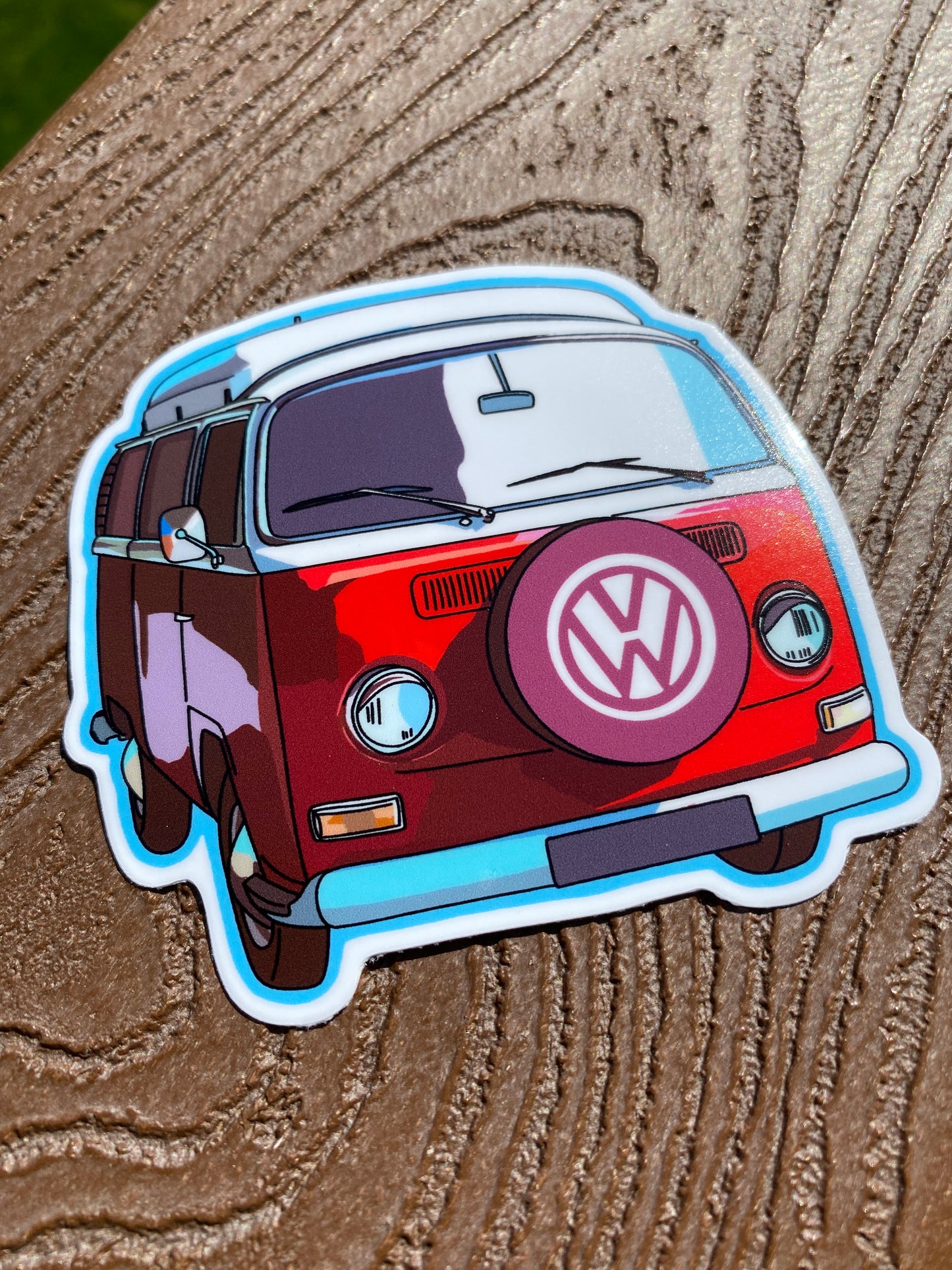 VW Van Waterproof Sticker
