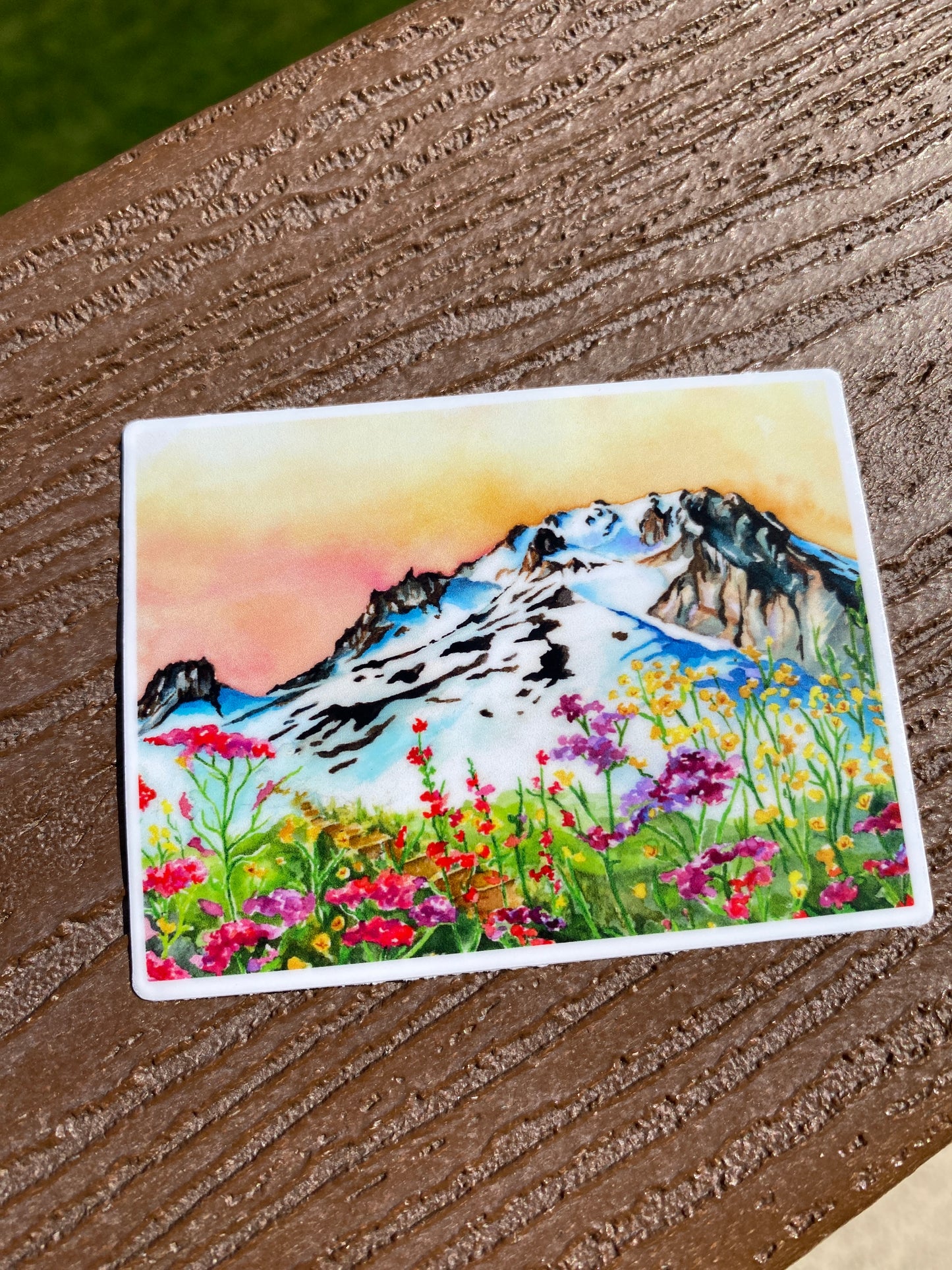 Mt. Hood Wildflowers | Watercolor Sticker