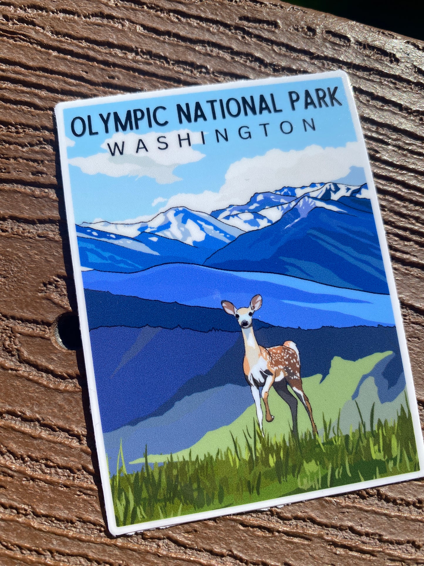 Olympic National Park, Washington | Vinyl Decal Waterproof