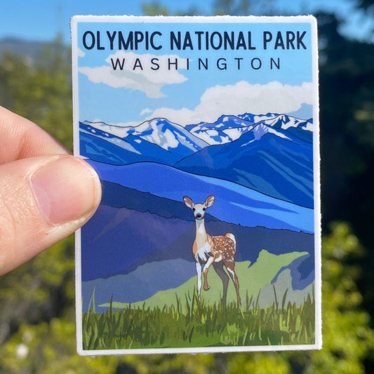 Olympic National Park, Washington | Vinyl Decal Waterproof