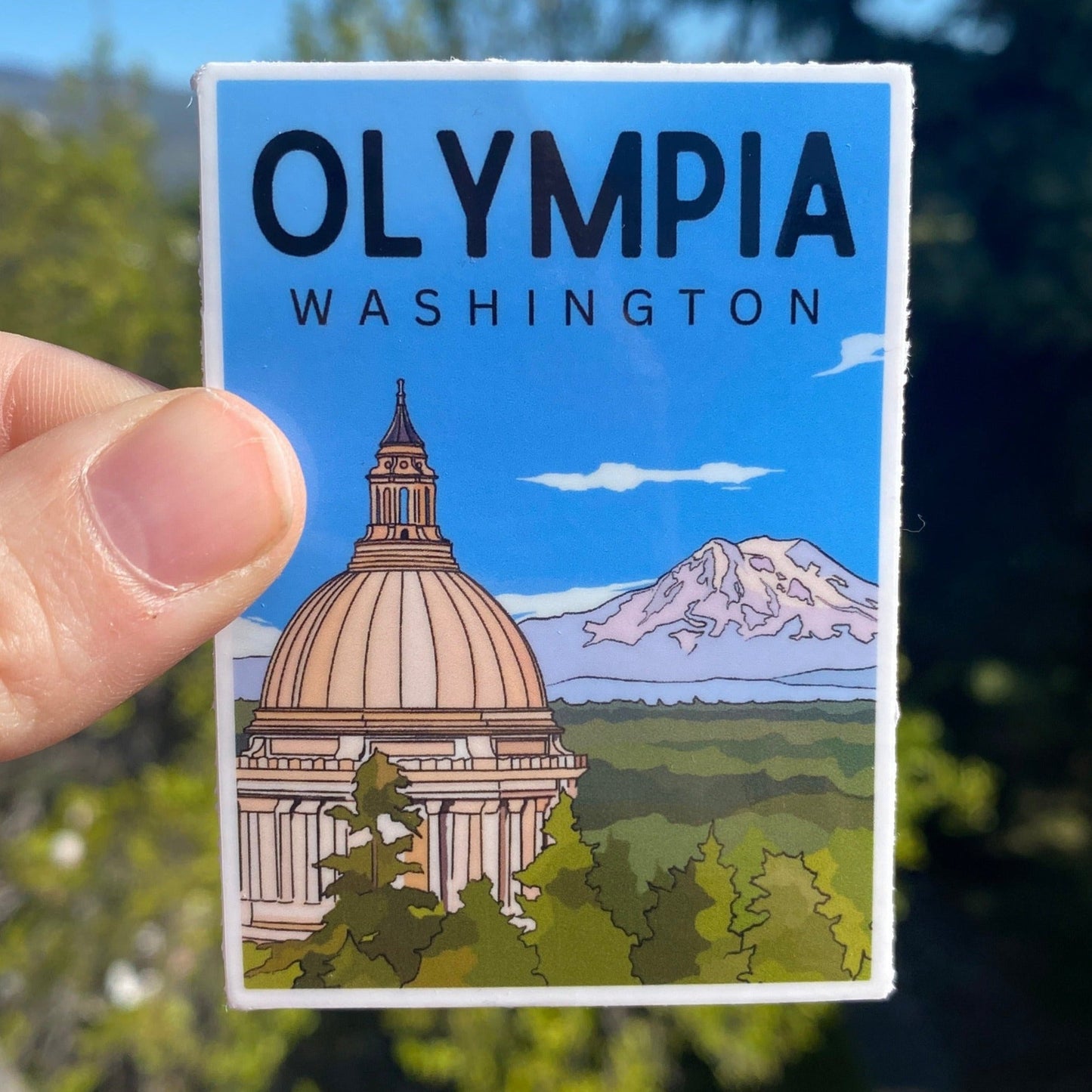 Olympia, Washington | Vinyl Decal Waterproof
