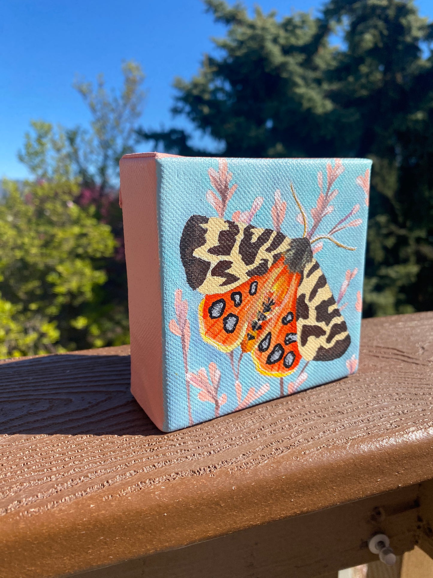 Garden Tiger Moth | Original Acrylic Painting