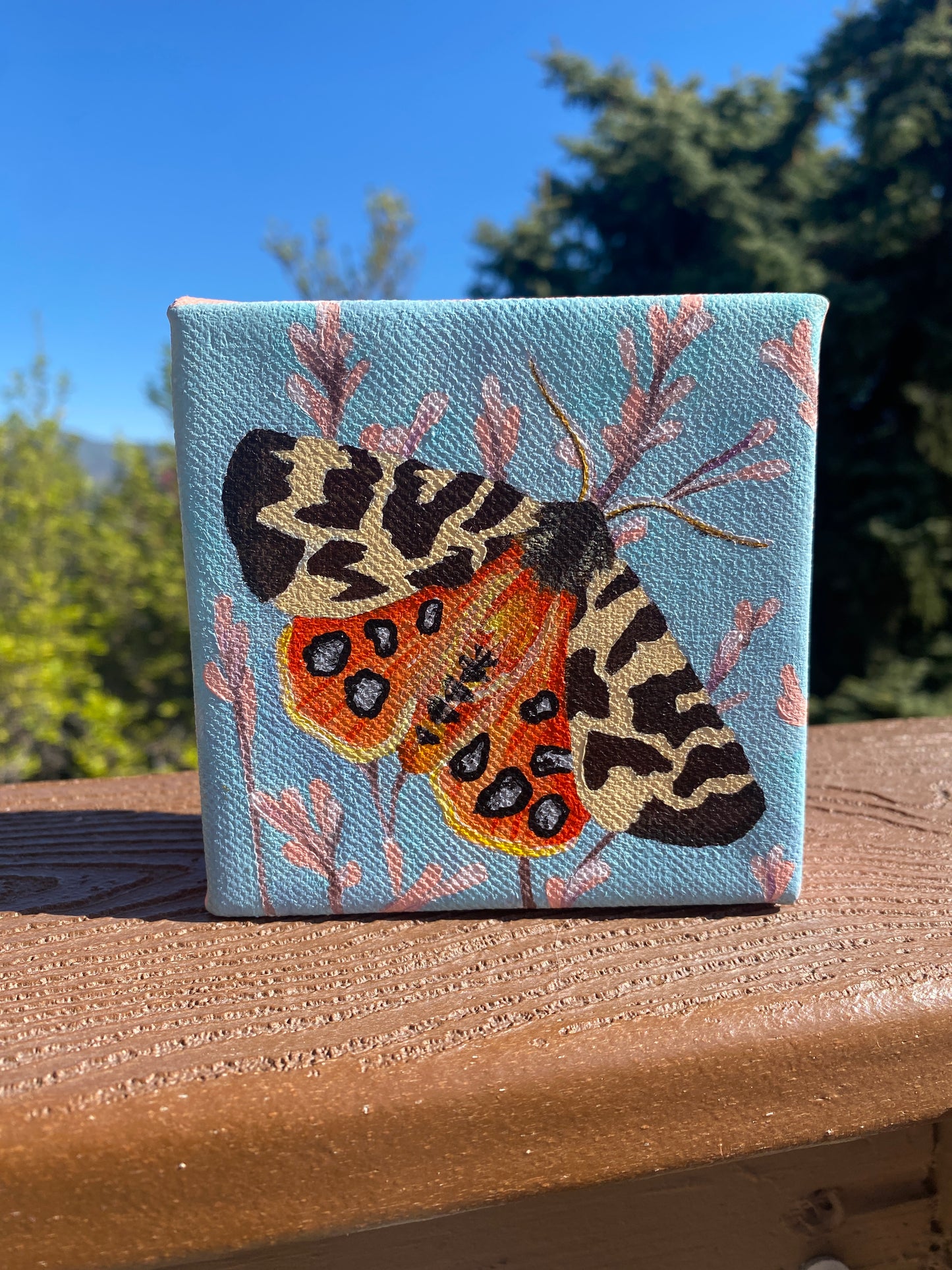 Garden Tiger Moth | Original Acrylic Painting